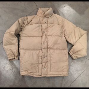 Vintage puffy down jacket